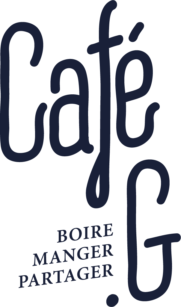 Logo Café G Paris bleu